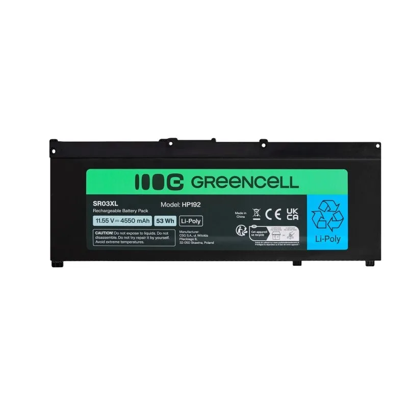Green Cell Battery for HP SR03XL HP Pavilion Gaming 15 - Image 3