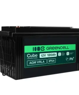 Alternative view от Green Cell Battery for boats and solar panels AGM VRLA 12V 120Ah IP54