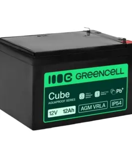 Green Cell Maintenance-free battery for cash registers toys and cameras AGM VRLA 12V 12Ah IP54
