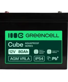 Green Cell Maintenance-free battery for UPS systems, scales, and motorhomes AGM VRLA 12V 80Ah IP54 - Image 3