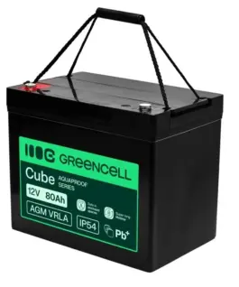 Green Cell Maintenance-free battery for UPS systems, scales, and motorhomes AGM VRLA 12V 80Ah IP54 - Image 4