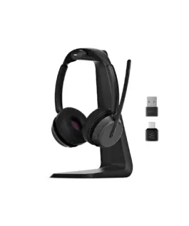 EPOS Headset Impact 1000 MS UC ANC WL USB-C+A Stand