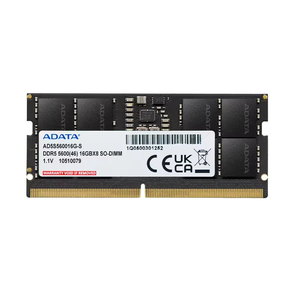 Adata памет за лаптоп Premier DDR5 5600 SODIMM 16GB SingleTray