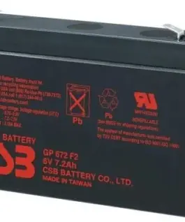 CSB Battery GP672 F2 6V 7.2Ah