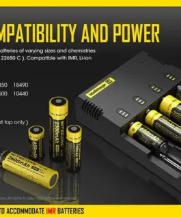 Зарядно у-во NITECORE i4, Universal Charger, LiIon and NIMH, 18650, CR123; AA, AAA, C, D - Image 3
