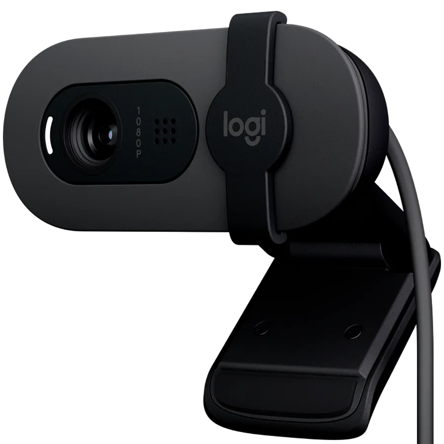 Уеб камера LOGITECH Brio 100 Full HD Webcam - GRAPHITE - USB - Image 2
