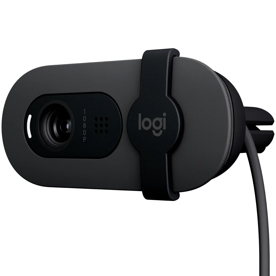 Уеб камера LOGITECH Brio 100 Full HD Webcam - GRAPHITE - USB - Image 4