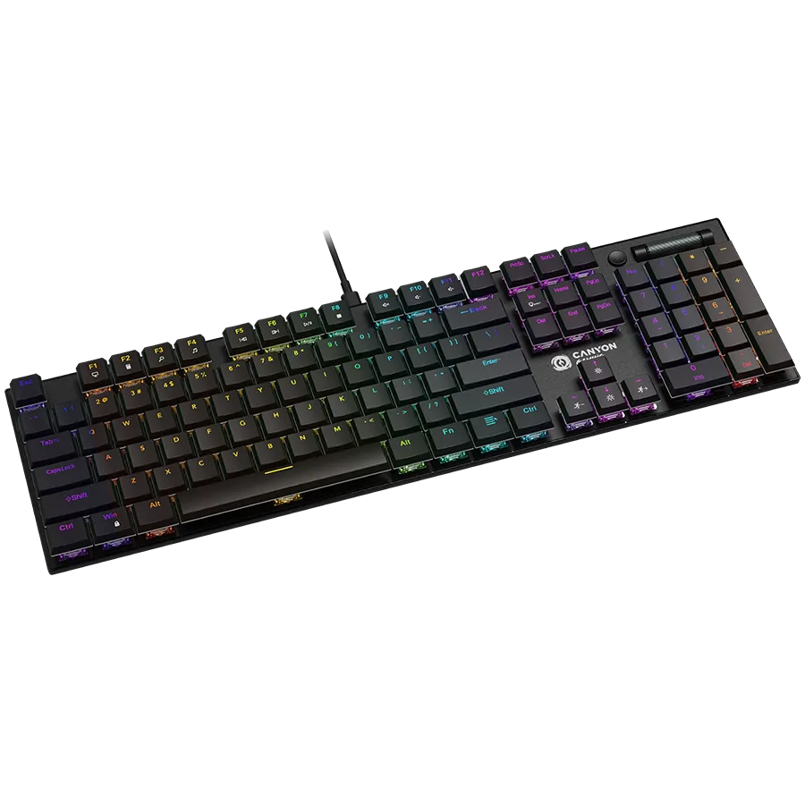 Геймърска клавиатура CANYON keyboard Cometstrike GK-55 EN Wired - Image 3
