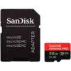 Карта памет SANDISK Extreme PRO microSDXC 512GB + SD Adapter + 2 years RescuePRO Deluxe up to 200MB/s & 140MB/s Read/Wri