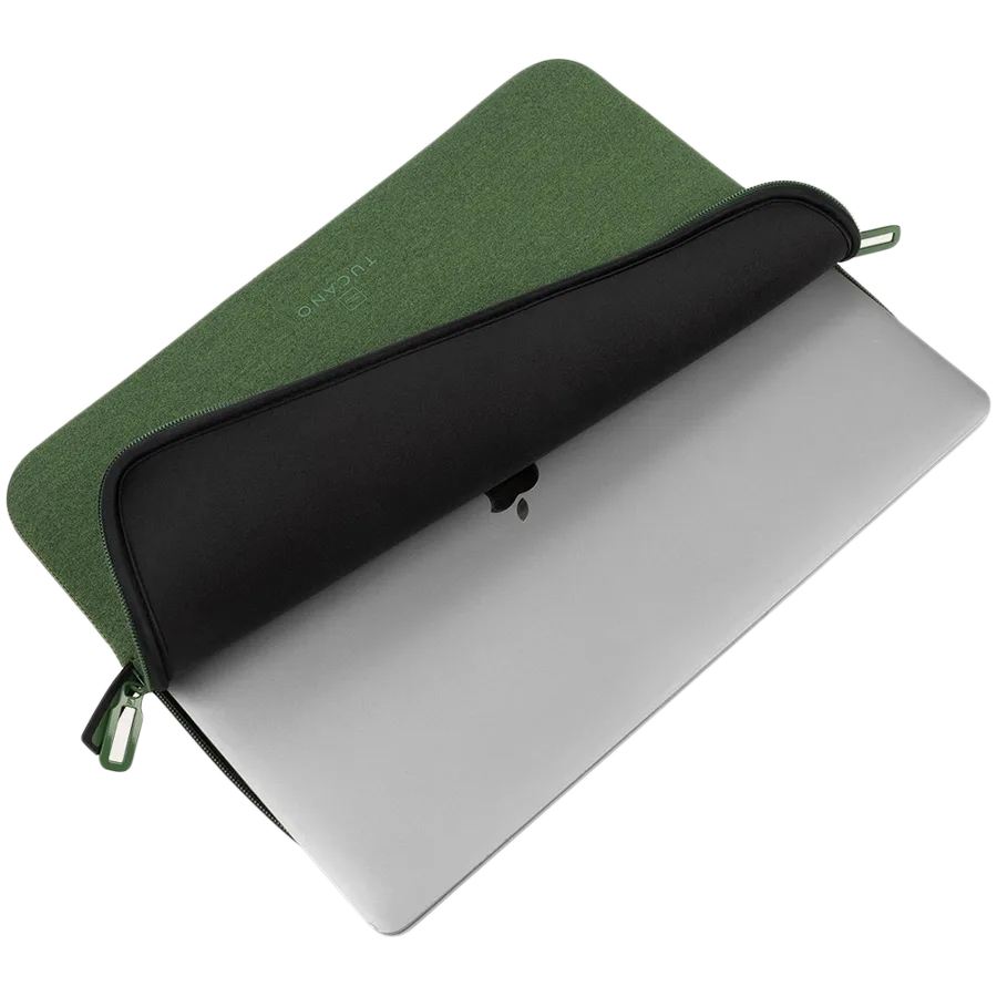 Чанта за лаптоп TUCANO MELANGE SLEEVES FOR MacBook Pro 16/ Laptop 15.6 Green - Image 4