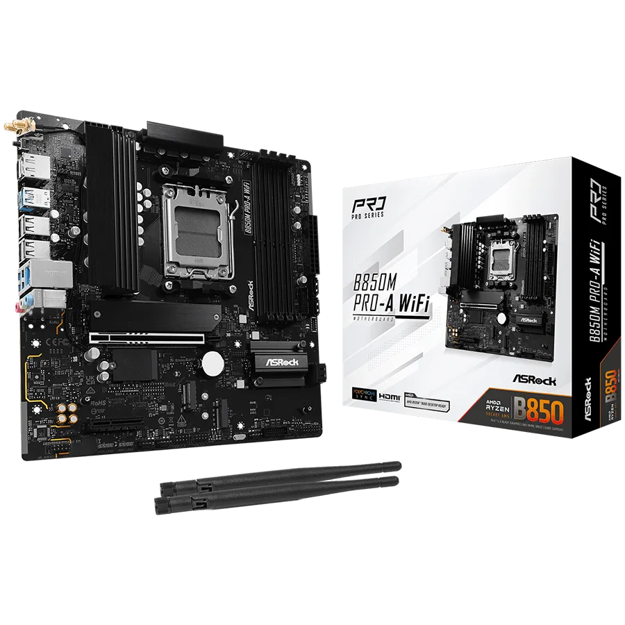 Дънна платка AMD AM5 B850/4DDR5/WIFI