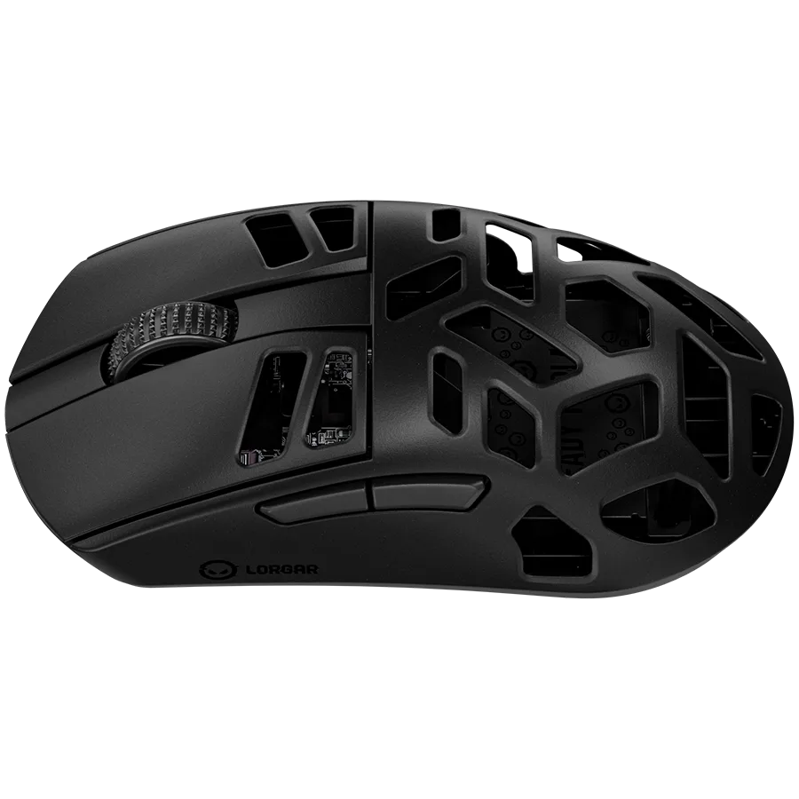 Геймърска мишка LORGAR MSE90W, Magnesium Alloy Wireless Gaming Mouse Elite, Black - Image 3