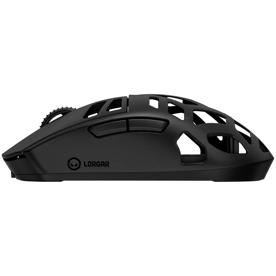 Геймърска мишка LORGAR MSE90W, Magnesium Alloy Wireless Gaming Mouse Elite, Black - Image 4