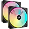 Вентилатор CORSAIR iCUE LINK QX140 RGB 140mm Magnetic Dome RGB Fan Dual Fan Kit