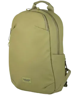 Alternative view от Раница за лаптоп The Laser backpack for 15.6 laptops and 16 MacBooks, made from water-resistant resin-coated fabric obtained from recycled plastic, features a compact design and excellent pocket organization.