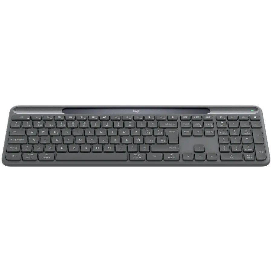 Клавиатура LOGITECH Slim Solar+ for Business - GRAPHITE - US INTL - 2.4GHZ/BT - INTNL-973 - UNIV - Image 2