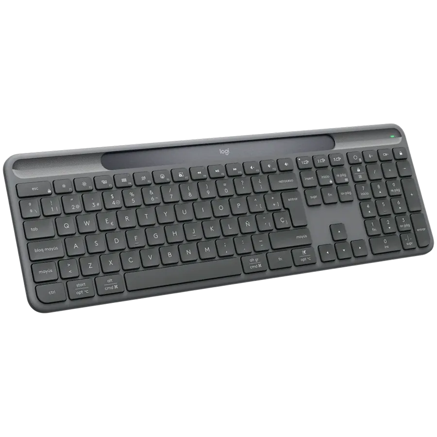 Клавиатура LOGITECH Slim Solar+ for Business - GRAPHITE - US INTL - 2.4GHZ/BT - INTNL-973 - UNIV - Image 4