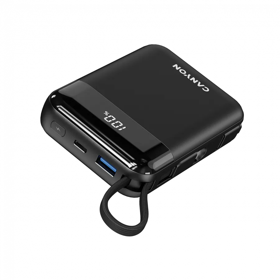 Външна батерия CANYON power bank OnPower 104 10000mAh Black - Image 2