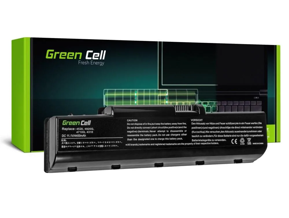 Батерия за лаптоп GREEN CELL Acer Aspire 4310/4520/4710/4920/4930G AS07A41/ASO7A42 11.1V