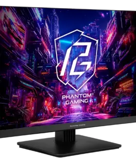 Alternative view от Монитор Asrock Gaming Monitor, 27" FHD(1920x1080) IPS, 180 Hz, 123 sRGB, 1000:1, 450 cd/m, 178/178, 1ms (MPRT), Flicker-free, 2x 2W Speakers, 2x HDMI 2.0, 1x DP 1.2, 1x Audio Jack (3.5mm), 3Y