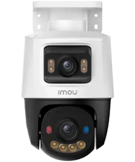 Alternative view от IP камера Imou Dual-Lens PoE Outdoor Smart IP PTZ Camera, 5MP+5MP, 3.6mm 76H, 0-260 Pan, 0-25 Tilt, IR up to 30m, H.265, 15 fps, 8x digital zoom, Motion detection, crossing line, Mic and Speaker, micro SD up to 512GB, 1x RJ45, PoE DC 12V, 1A