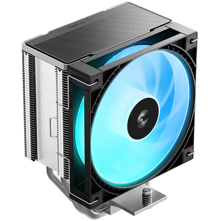 Охладител за процесор Охладител DeepCool AG600 ARGB CPU Air Cooler 1x120mm PWM ARGB Fan TDP 260W 6 Heatpipes Black LGA18
