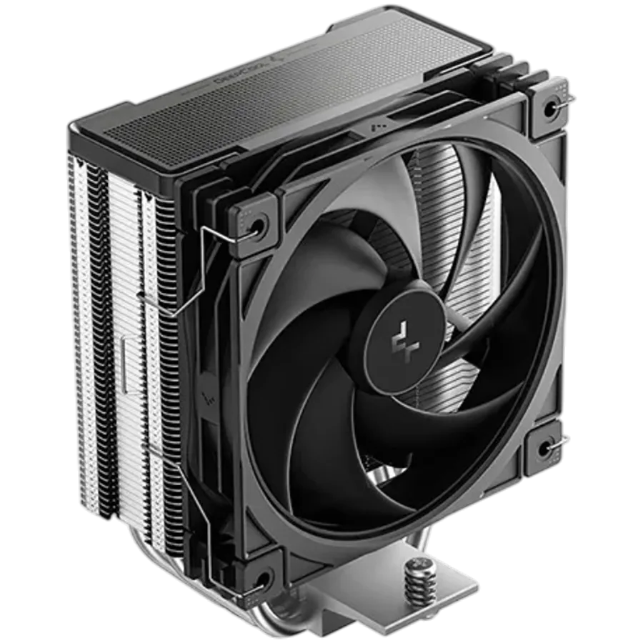 Охладител за процесор Охладител DeepCool AG400 G2, CPU Air Cooler, 1x120mm PWM Fan, TDP 230W, 4 Heatpipes, Black, LGA1851/1700, AMD AM5/AM4, 125x92x152 mm(LxWxH), 2Y, R-AG400-BKNPMG2-G - Image 3