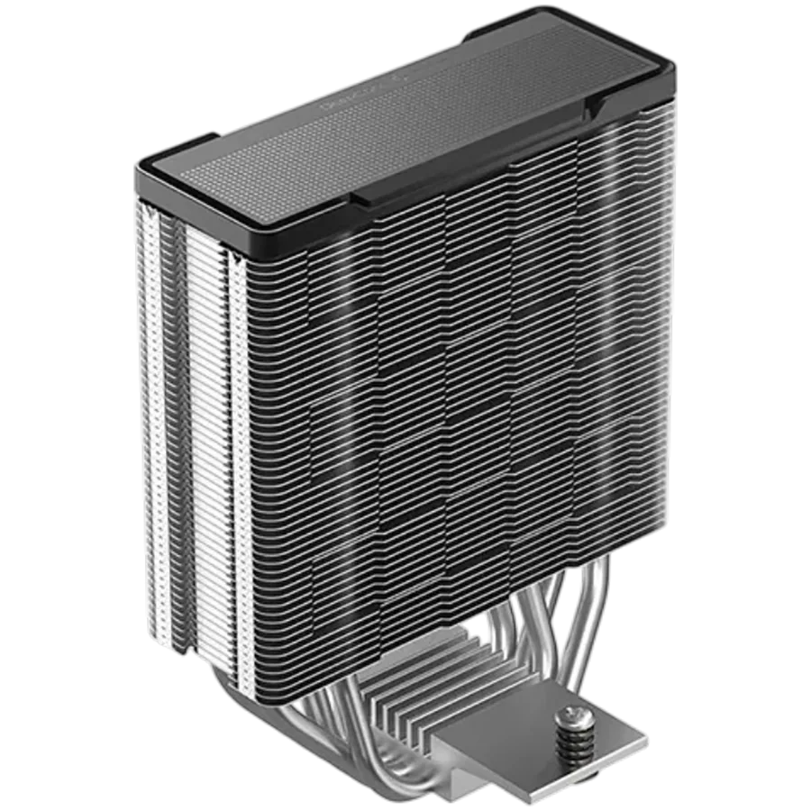 Охладител за процесор Охладител DeepCool AG400 G2, CPU Air Cooler, 1x120mm PWM Fan, TDP 230W, 4 Heatpipes, Black, LGA1851/1700, AMD AM5/AM4, 125x92x152 mm(LxWxH), 2Y, R-AG400-BKNPMG2-G - Image 4