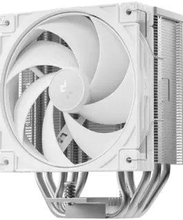 Охладител за процесор Охладител DeepCool AG400 G2 WH CPU Air Cooler 1x120mm PWM Fan TDP 230W 4 Heatpipes White LGA1851/1
