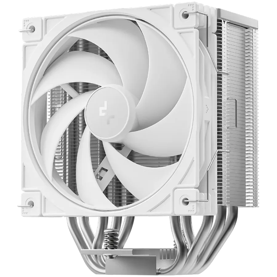 Охладител за процесор Охладител DeepCool AG400 G2 WH CPU Air Cooler 1x120mm PWM Fan TDP 230W 4 Heatpipes White LGA1851/1