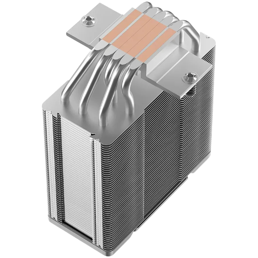 Охладител за процесор Охладител DeepCool AG400 G2 WH, CPU Air Cooler, 1x120mm PWM Fan, TDP 230W, 4 Heatpipes, White, LGA1851/1700, AMD AM5/AM4, 125x92x152 mm(LxWxH), 2Y, R-AG400-WHNPMG2-G - Image 4
