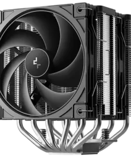 Охладител за процесор Охладител DeepCool AG620 G2 CPU Air Cooler 2x120mm PWM Fan TDP 270W 6 Heatpipes Black LGA1851/1700