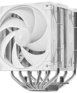 Охладител за процесор Охладител DeepCool AG620 G2 WH CPU Air Cooler 2x120mm PWM Fan TDP 270W 6 Heatpipes White LGA1851/1