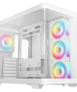 Кутия за компютър DeepCool CG530U 4F WH Mid Tower Mini-ITX/Micro-ATX/ATX Rear Connector support 2xUSB3.0 1xType-C Gen 2