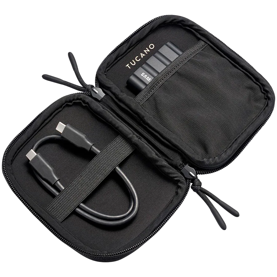Чанта за лаптоп TUCANO TOPO HARD DISK POUCH, Black - Image 5