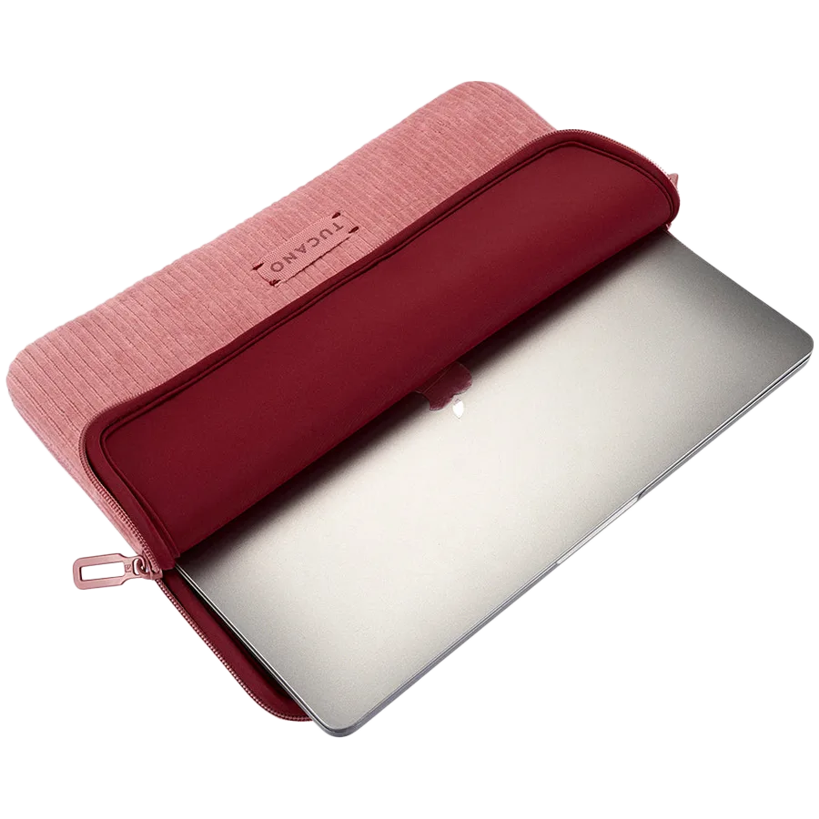 Чанта за лаптоп TUCANO VELLUTO2 14 SLEEVES FOR MacBook Pro 14/ Laptop 13, Pink - Image 5