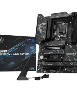 Дънна платка MSI Z890 GAMING PLUS WIFI6E LGA 1851 Dual Channel DDR5 up to 9200(OC)MHz 3x PCIe x16 slots 4x M.2 slot 4x U