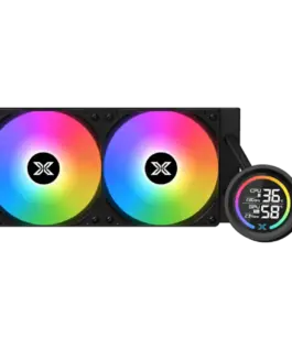 Охладител за процесор Охладител Xigmatek LK Pro 240 Digital (BK AIODigital LCD Pump & 240mm PWM FanMini ARGB ControllerI