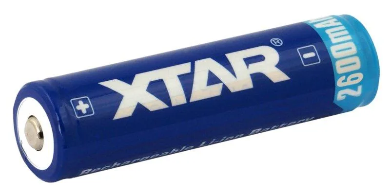 Акумулаторна батерия XTAR за фенери 18650 със защита 2600mAh