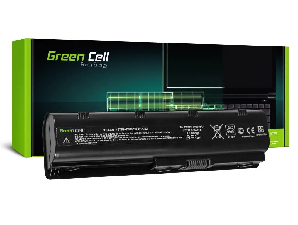 Батерия за лаптоп GREEN CELL HP G32/G42/G62/G72 Presario CQ31/CQ42 CB0W / DB0W 10.8V 4400mAh