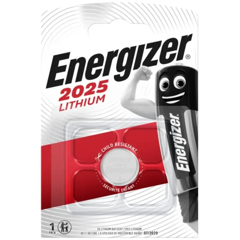 Бутонна батерия литиева ENERGIZER CR2025 3V 1 бр. в блистер