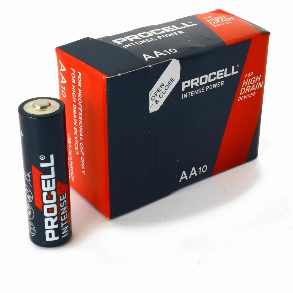 Алкална батерия LR6 15V AA 10pk опаковка INTENSE MX1500 PROCELL