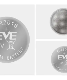Бутонна батерия литиева CR 2016 1pc bulk 3V EVE BATTERY