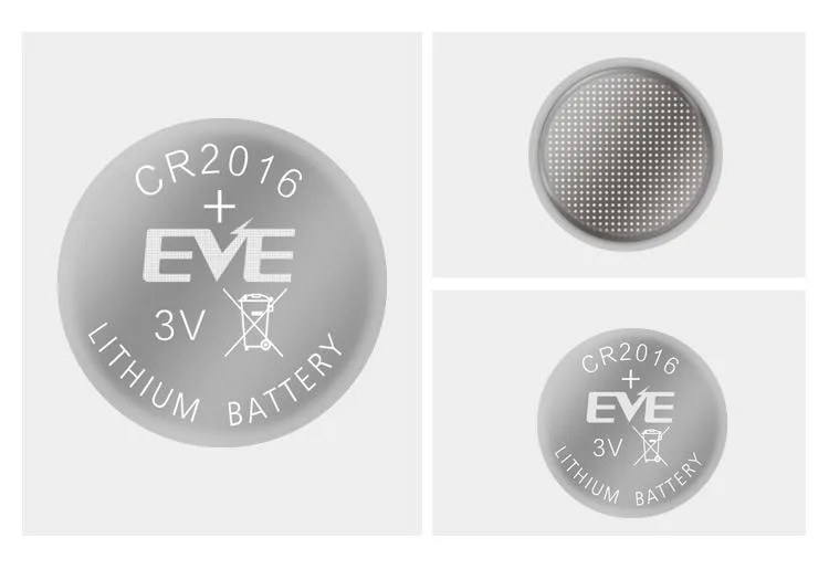 Бутонна батерия литиева CR 2016 1pc bulk 3V EVE BATTERY