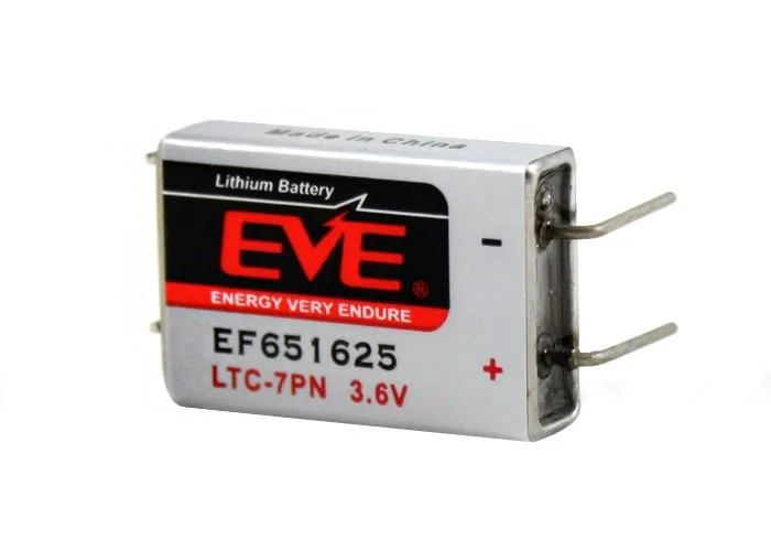 Литиево тионилхлоридна батерия LTC-7PN EP651625 industrial 36V 750mAh EVE