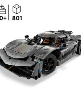 LEGO Technic - Koenigsegg Jesko Absolut Grey Hypercar, 42173 - Image 3