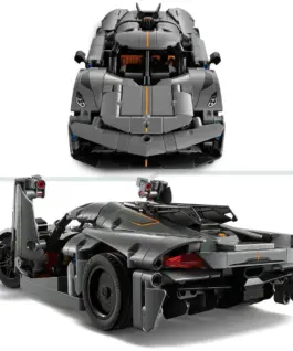 LEGO Technic - Koenigsegg Jesko Absolut Grey Hypercar, 42173 - Image 4