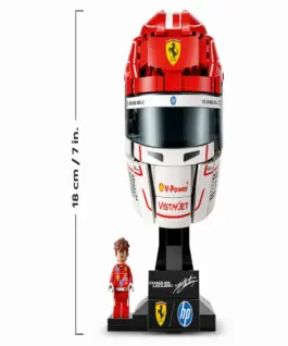 LEGO Editions Scuderia Ferrari HP Charles Leclerc Helmet (43014) - Image 3