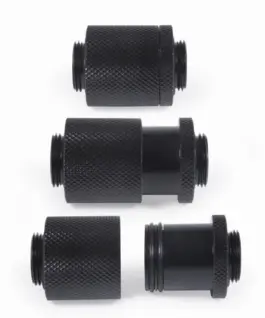 D-Plug Alphacool ES, 31.5mm, G1/4 AG auf G1/4 AG, Черен мат - Image 3