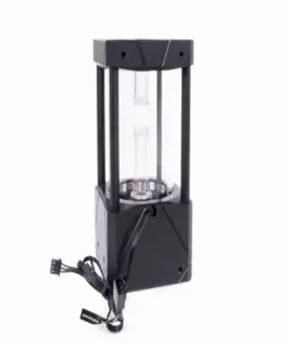 Alternative view от Резервоар Alphacool Eisbecher Aurora, D5 Acetal/Glas, 150mm